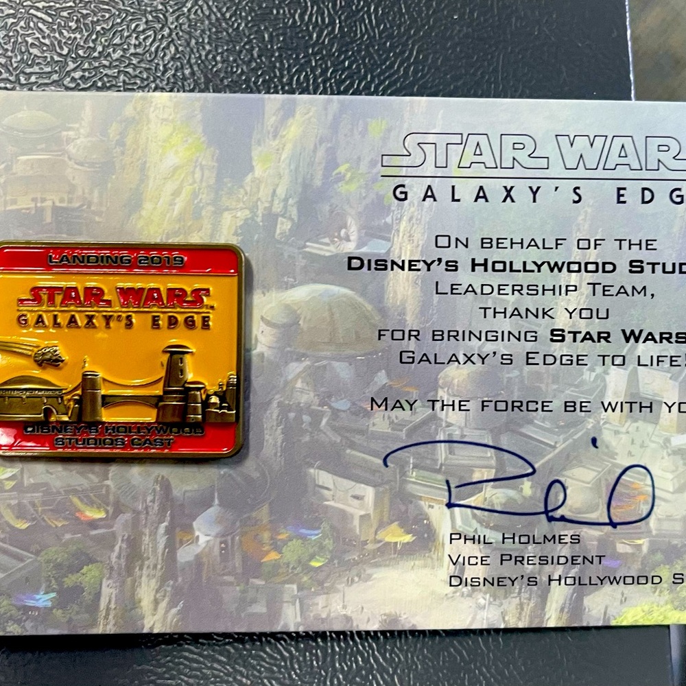 Galaxy’s Edge Grand Opening pin from Disney’s Hollywood Studios